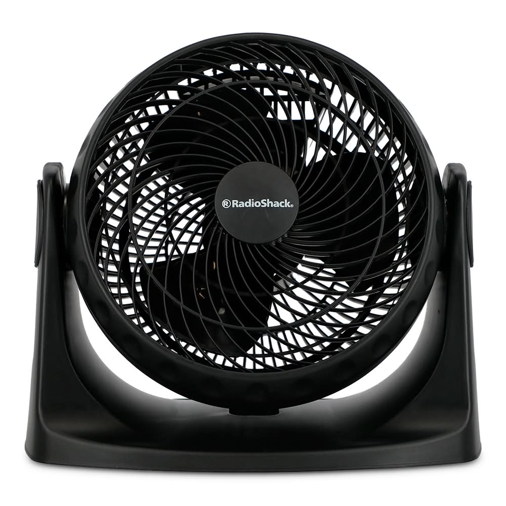 RadioShack · Ventilador de escritorio, 8", negro