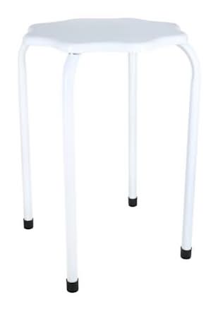 Metal Stool White
