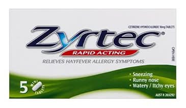 Zyrtec 10Mg Tablets 5Pk