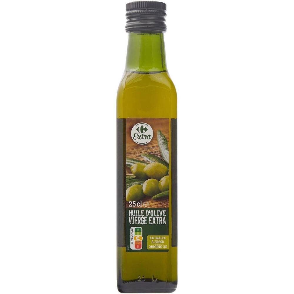 Huile d'olive vierge extra CARREFOUR EXTRA - la bouteille de 25cL