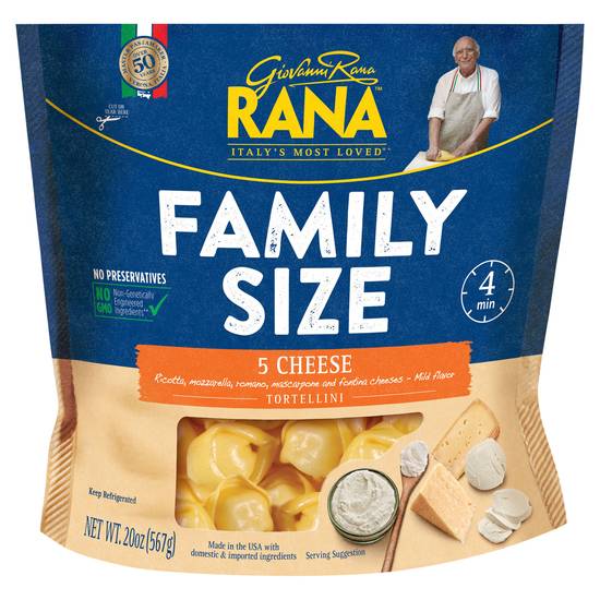 Rana Family Size 5 Cheese Tortelloni