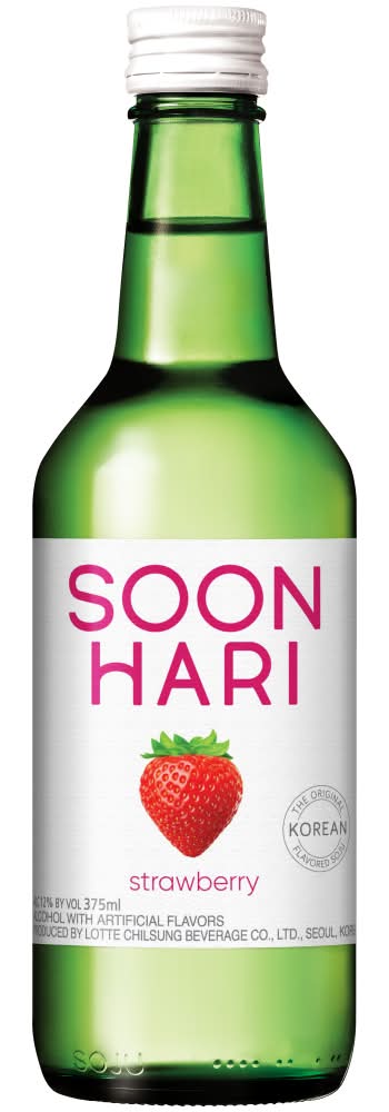 Chum Churum Soonhari Korean Soju, Strawberry (375 ml)
