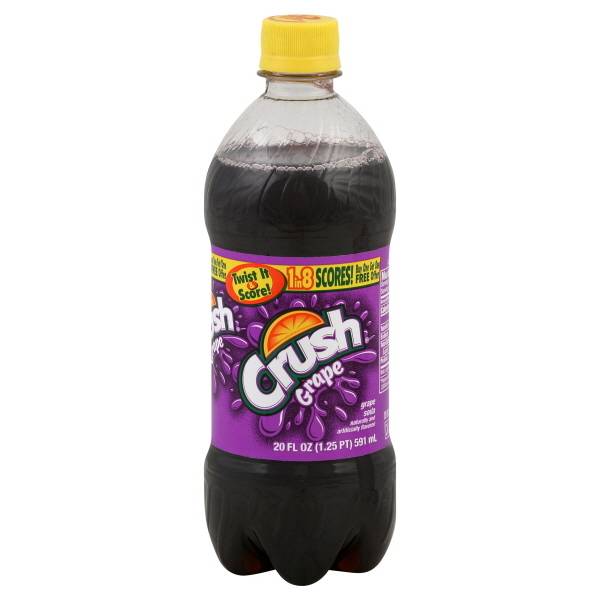 Crush Soda, Grape (20 fl oz)