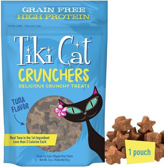 Tikicat Tiki Cat Crunchers Chicken Flavor Treats (un)