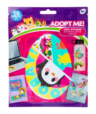 Adopt Me! Vinyl Stickers 10-Pack