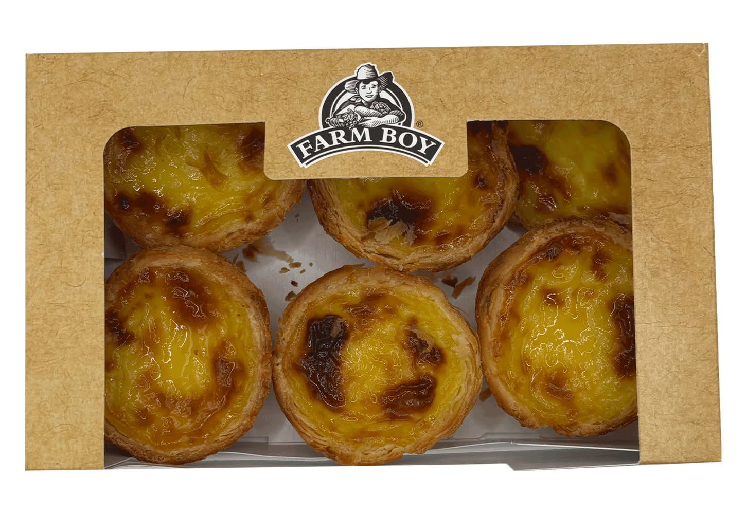 Portuguese Custard Tart (6 per package)