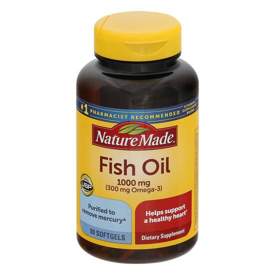 Nature Made 1000 mg Fish Oil Softgels