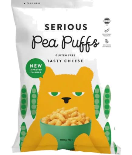 Serious Pea Puffs, Tasty Cheese (100g)