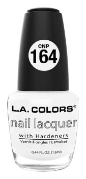 L.A. Colors French White Nail Lacquer, French White (0.44 fl oz)
