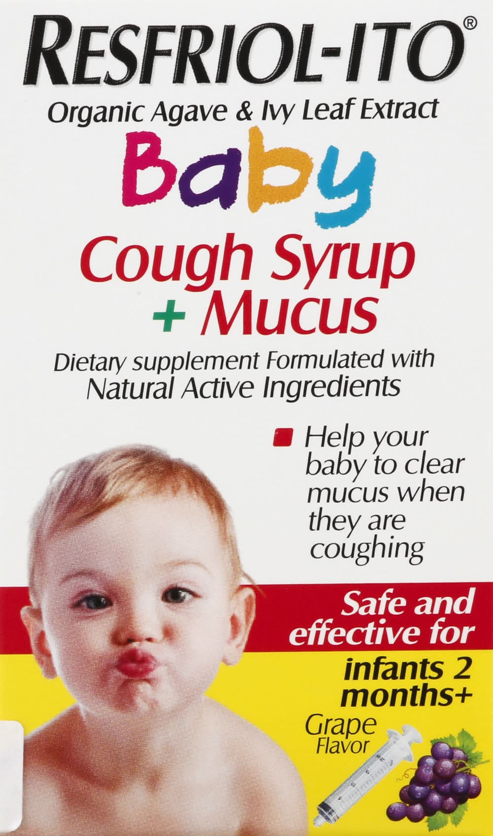 Resfriol-ito Baby Cough Syrup + Mucus Relief (2.1 oz)