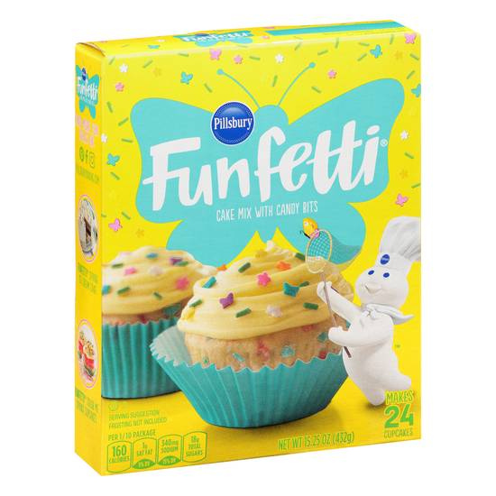 Pillsbury Funfetti Cake Mix With Candy Bits