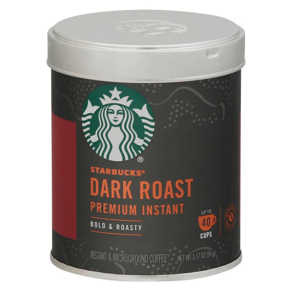 Starbucks Bold & Roasty Dark Roast Instant Coffee (3.2 oz)