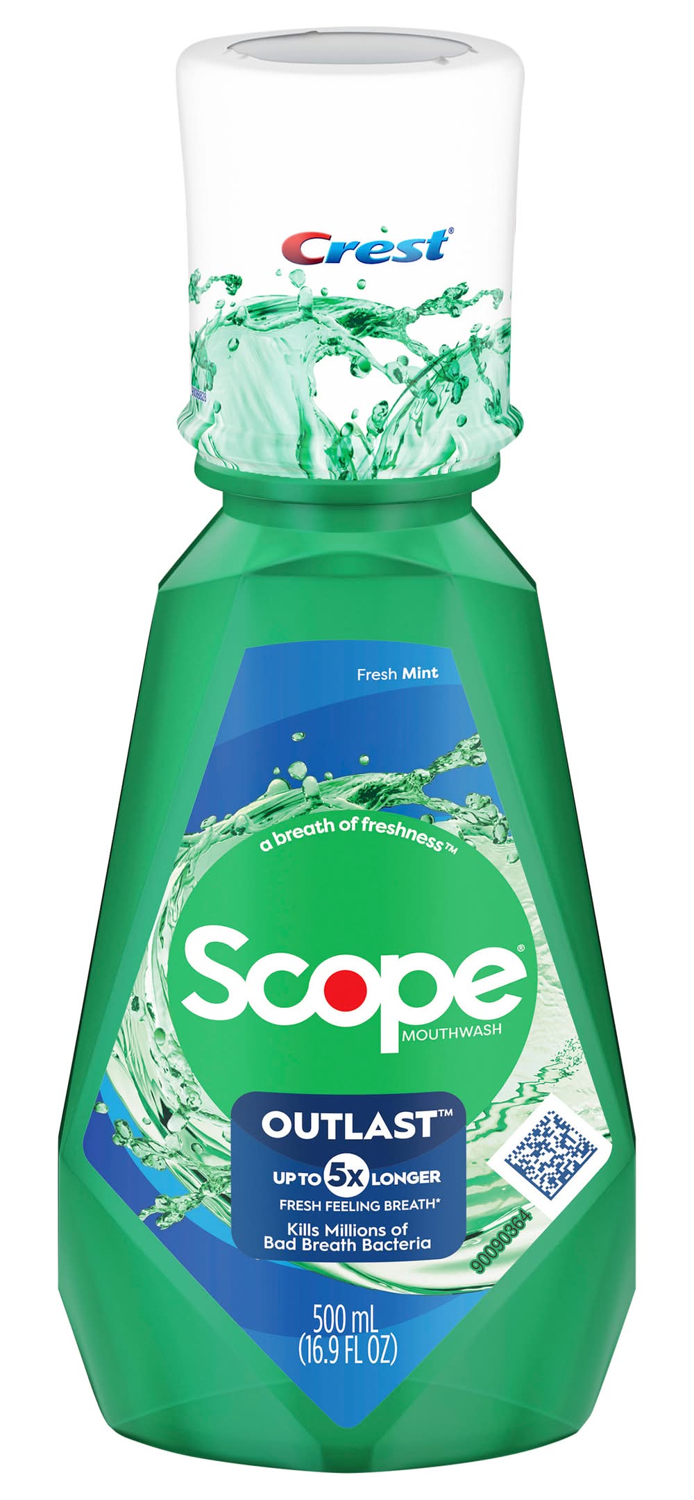 Crest Scope Outlast Long Lasting Mint Mouthwash (16.9 fl oz)