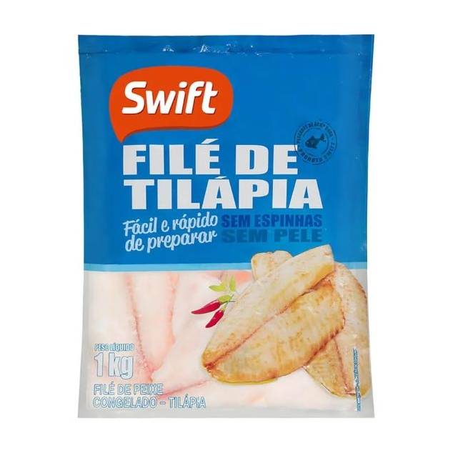 Swift camarão cinza pre-cozido sem cabeça congelado (pacote)