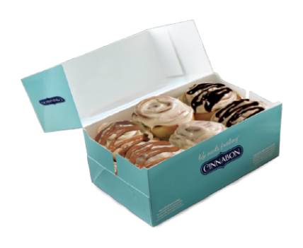 Caja Cinnabon 6 unidades