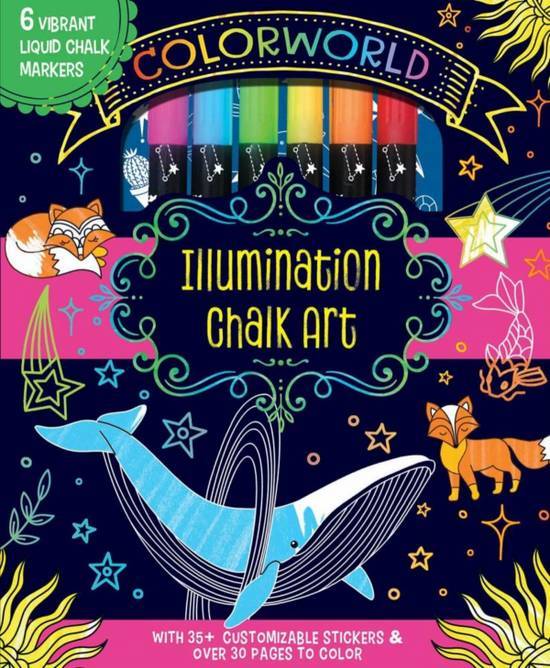 Illumination Chalk Art By Editors Of Silver Dolphin