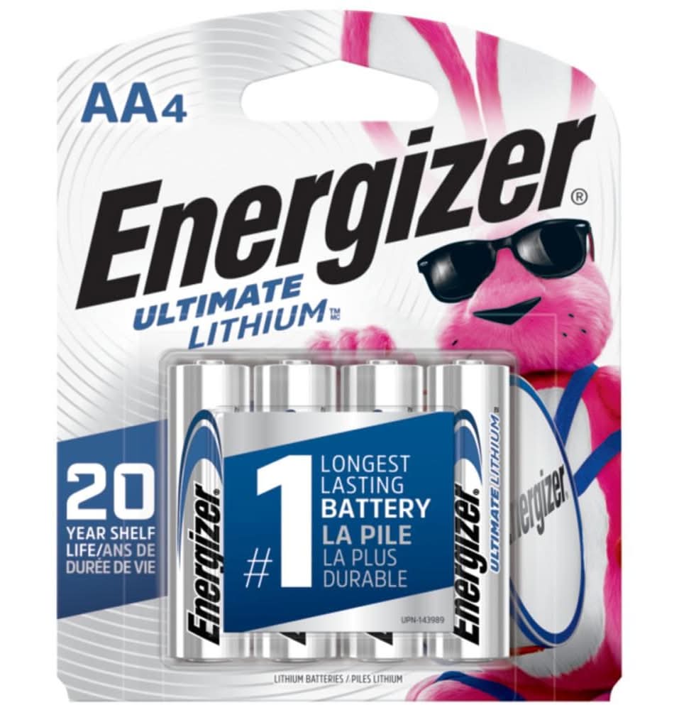 Energizer Ultimate Lithium AA Batteries ( 4 -Pack)