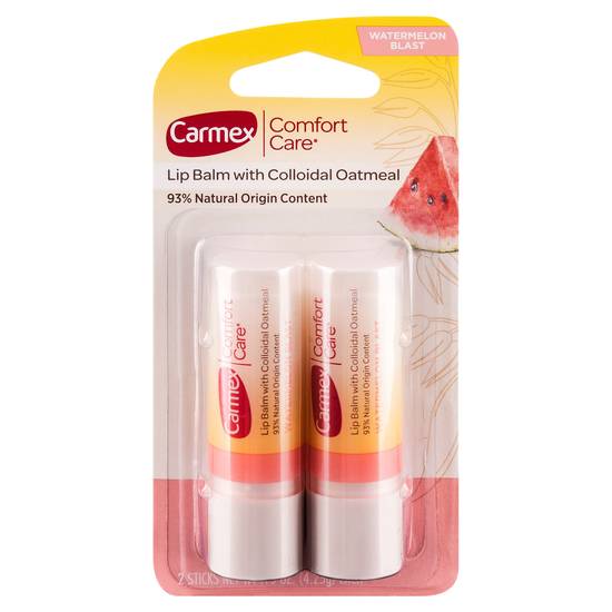 Carmex Comfort Care Watermelon Lip Balm (2 ct)