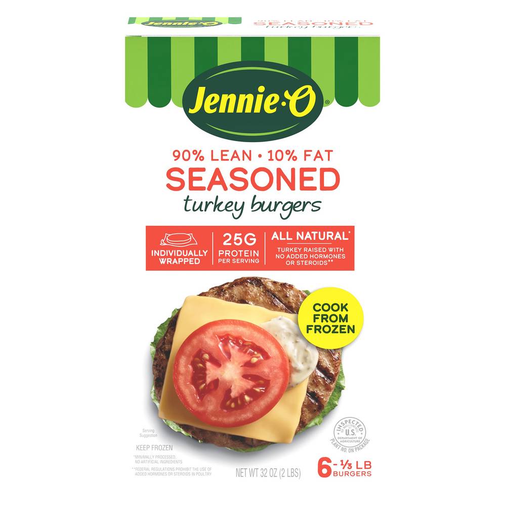 Jennie-O Seasoned Turkey Burgers (2 lbs)