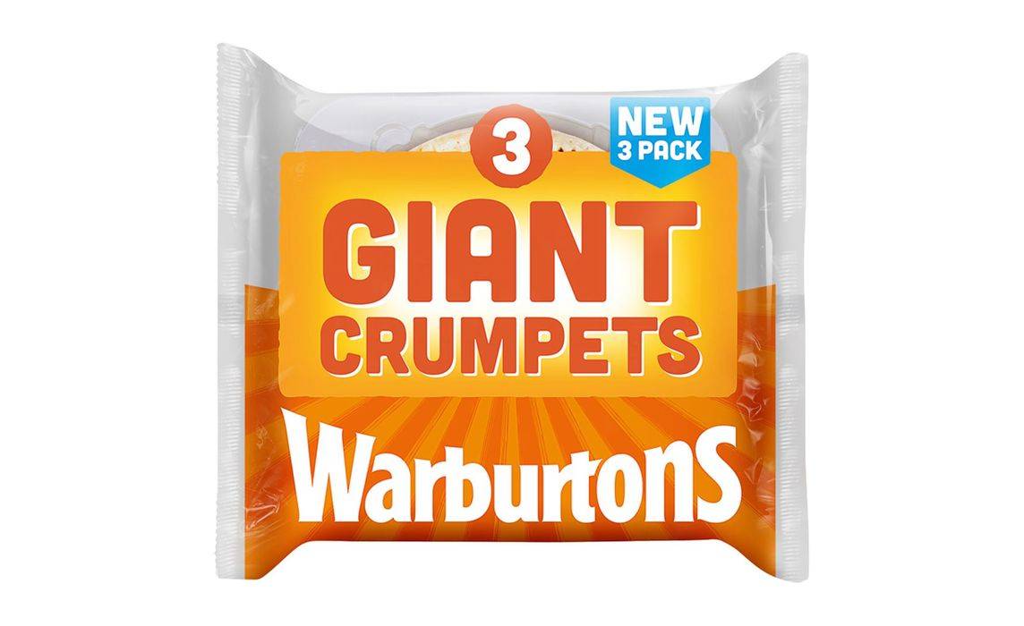 Warburtons 3 Giant Crumpets (401582)