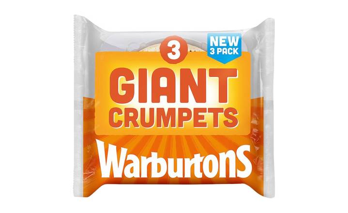 Warburtons Giant Crumpets 3's (401582)