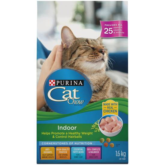 Purina Cat Chow Indoor Dry Cat Food (1.6 kg)
