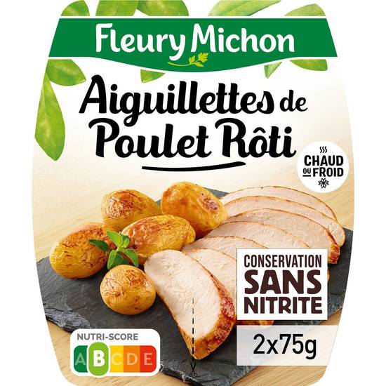 Fleury Michon - Aiguillettes de poulet rôti (2 pièces)