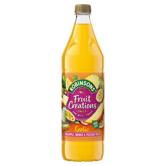 Robinsons Fruit Creations Pineapple, Mango & Passion Fruit Squash (1L)