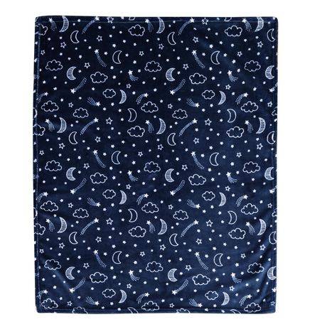 George Baby Plush Blanket For Babies (navy)