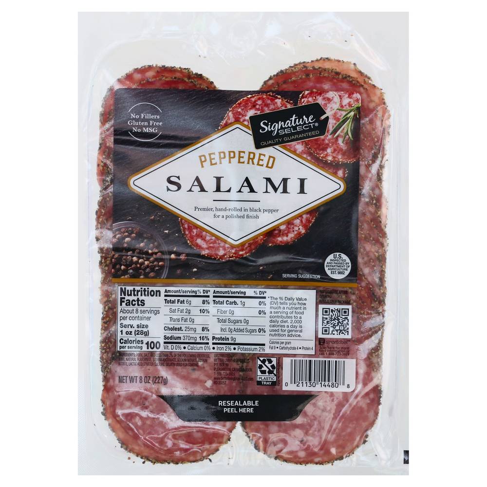 Signature Select Peppered Salami (8 oz)