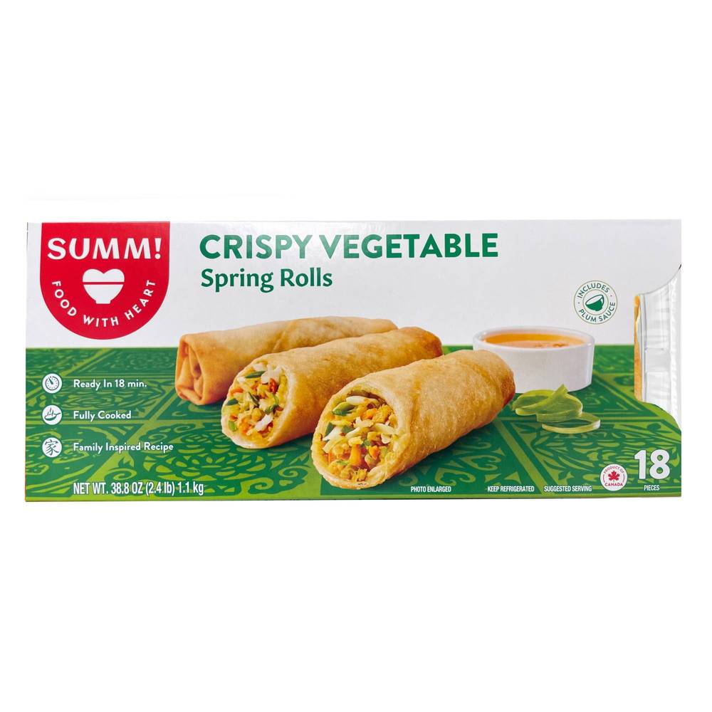 Fine Choice Foods Vegetable Spring Rolls, 38.8 oz