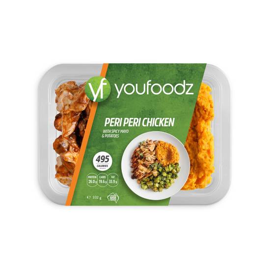 Youfoodz Peri Peri Chicken 332g