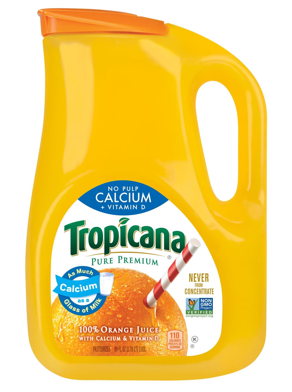 Tropicana Pure Premium 100% Juice, Orange (89 fl oz)