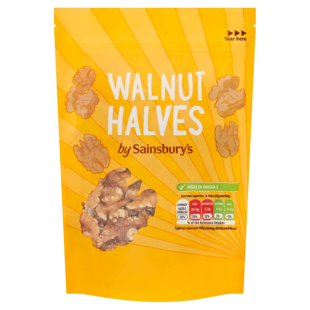 Sainsbury's Walnuts, Halves 100g