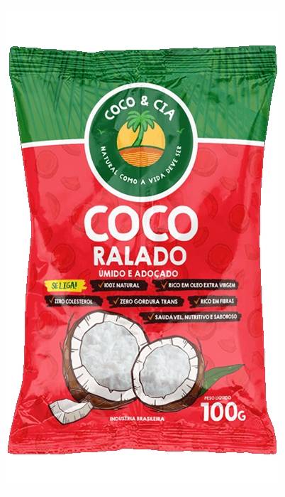 Coco & cia coco ralado úmido e adoçado (100 g)