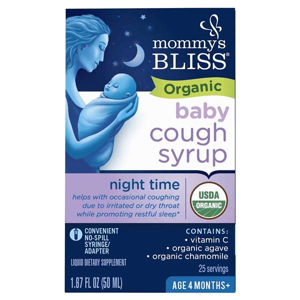 Mommy's Bliss Organic Baby Cough Syrup Night Time