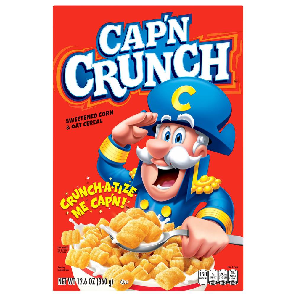 Cap'n Crunch Sweetened Corn & Oat Cereal (12.6 oz)