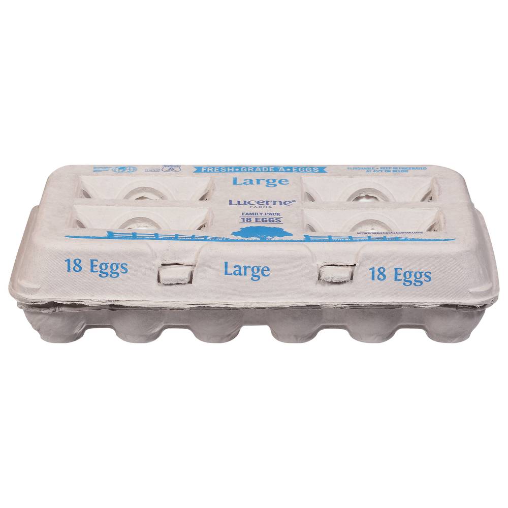 Lucerne Grade a Large Eggs (18 ct)