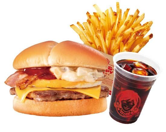 Jr.チーズベーコンエッグバーガーセット(RN)