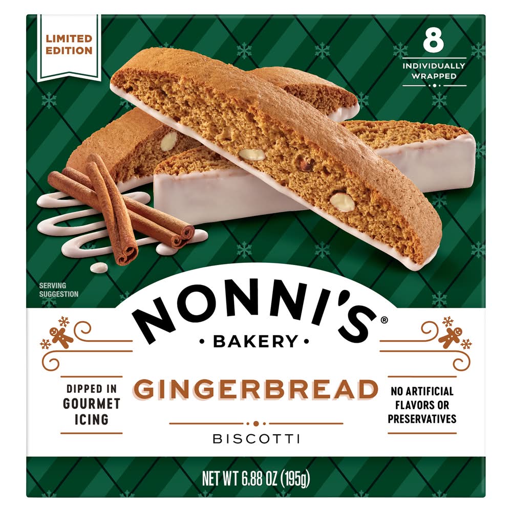 Nonni's Gingerbread Biscotti (6.9 oz)