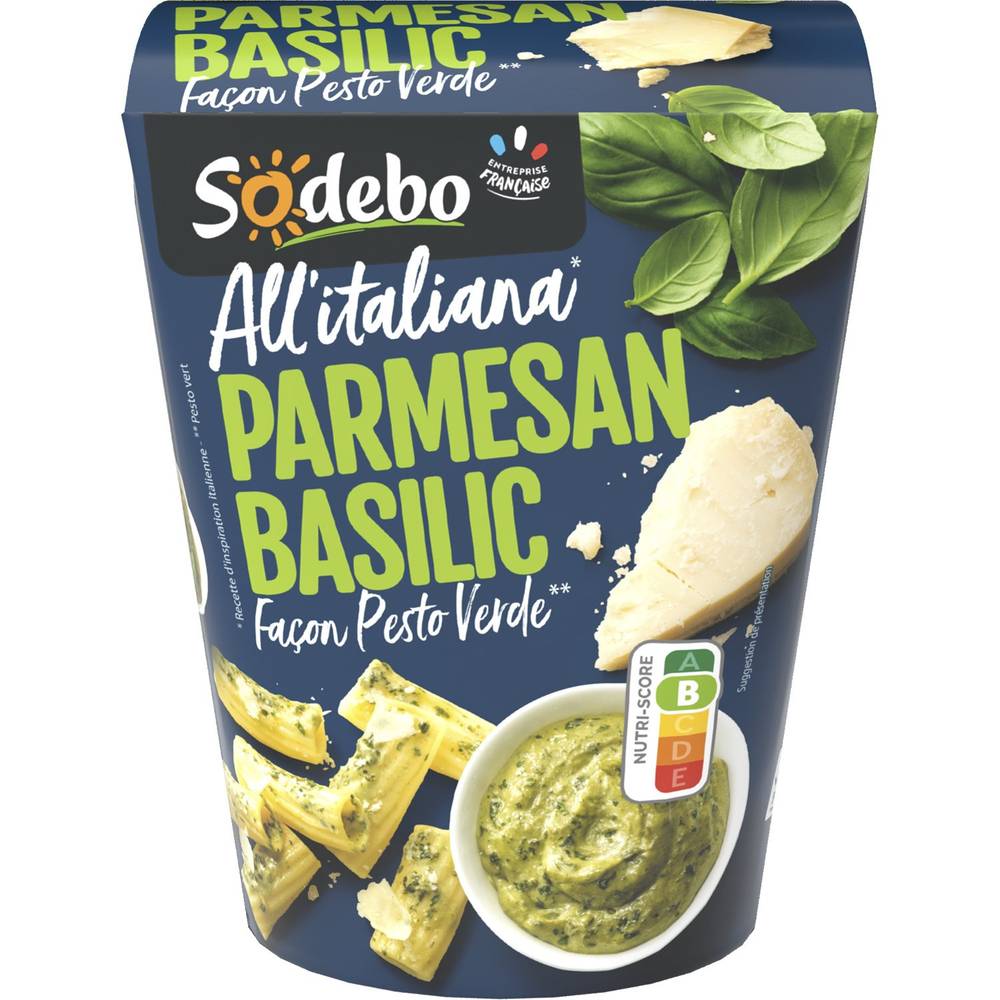 Sodebo - Box all'italiana parmesan basilic pesto verde (280g)