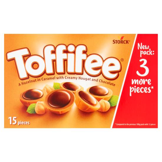 Toffifee Hazelnut in Caramel With Creamy Nougat & Chocolate Candy (15 pack)