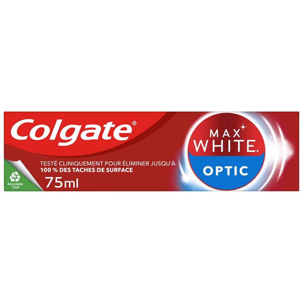 Colgate - Dentifrice blancheur max white (75ml)