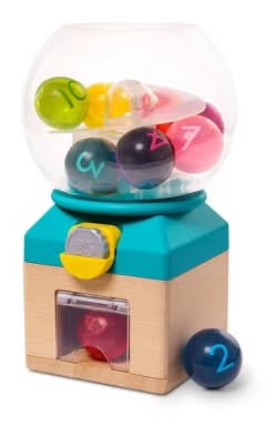 B. toys Rainbow Colors & Numbers Gumballs Machine Learning Toy