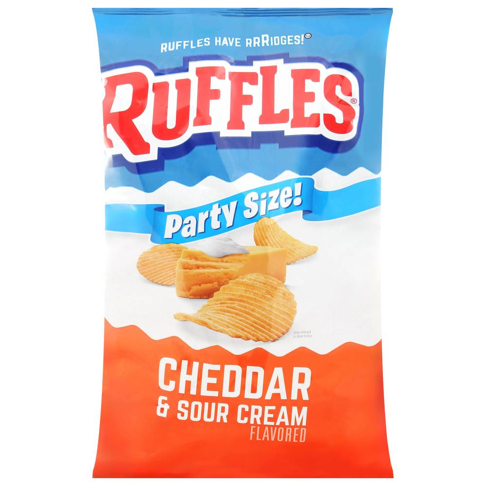 Ruffles Potato Chips, Cheddar-Sour Cream (12.5 oz)