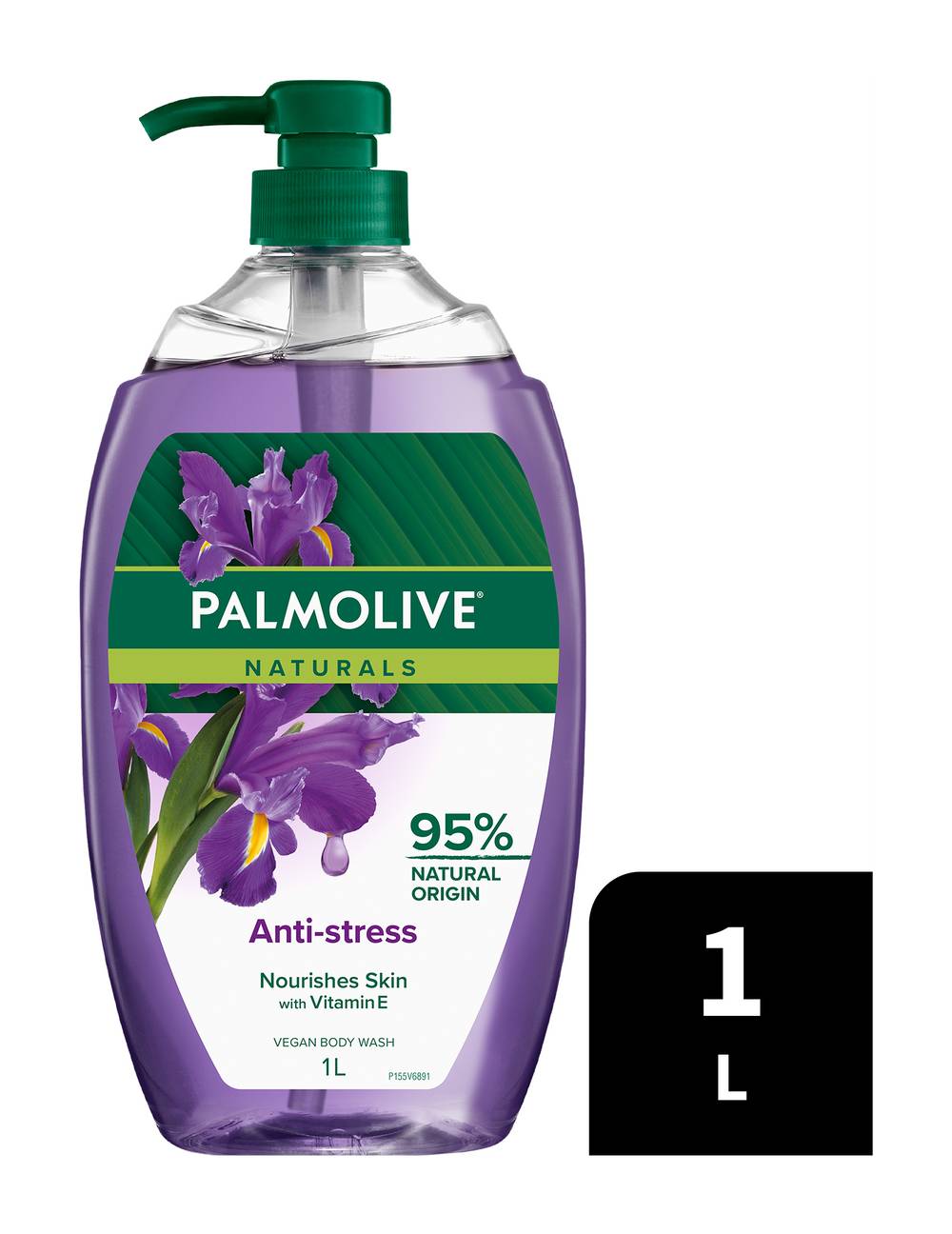 Palmolive Naturals Anti-Stress Body Wash With Ylang Ylang & Iris (1L)