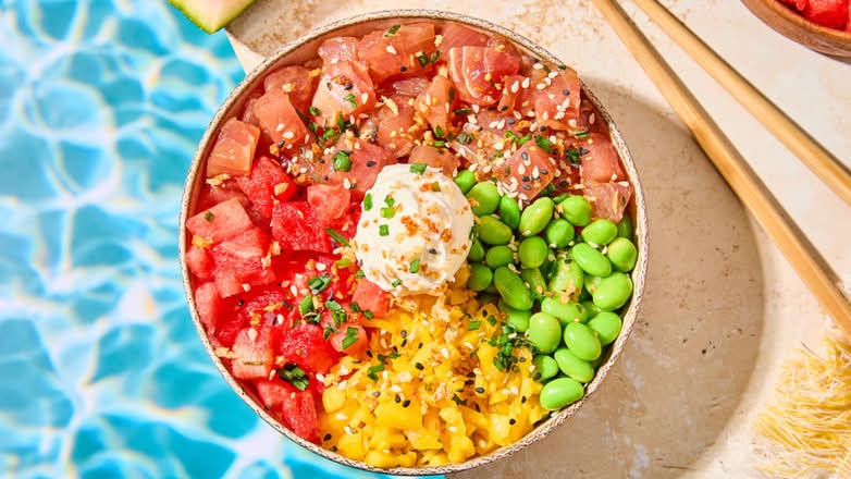 Red & Mango Poké Thon 🍉