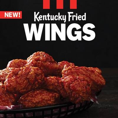 6 Kentucky Fried Wings