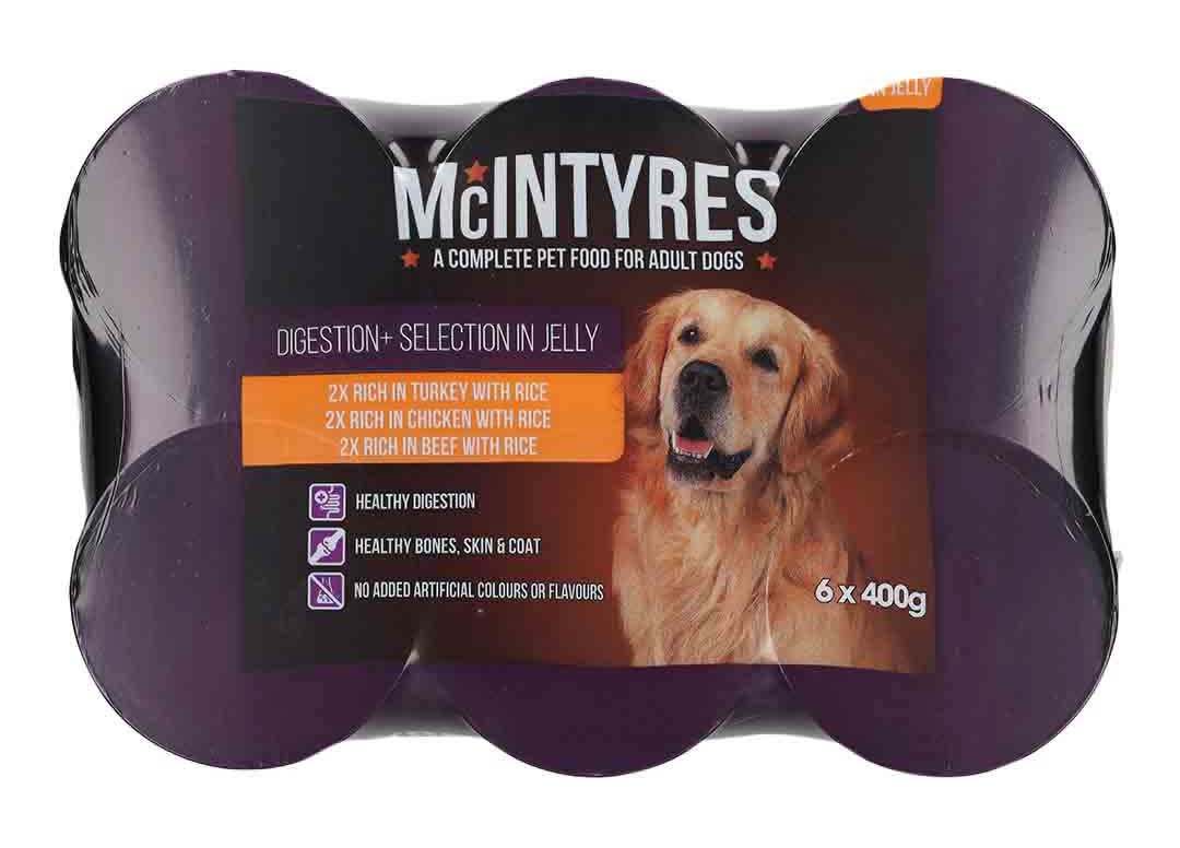McIntyres Adult, Chunks in Jelly Wet Dog Food (6 x 400g)