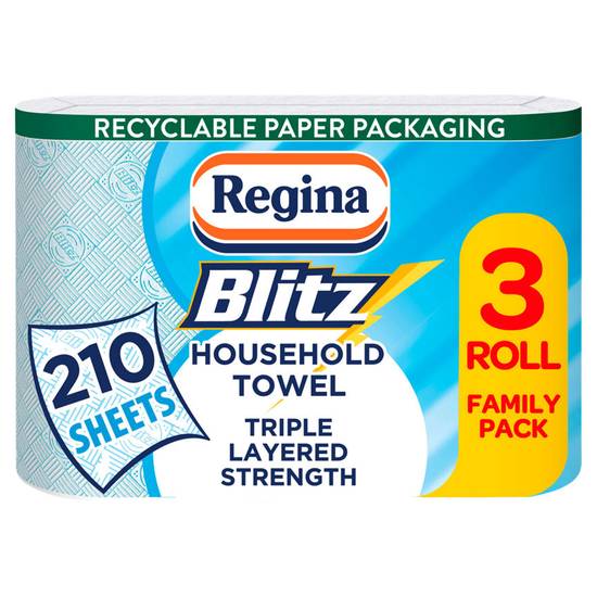 Regina Blitz Household Towel 3 Roll